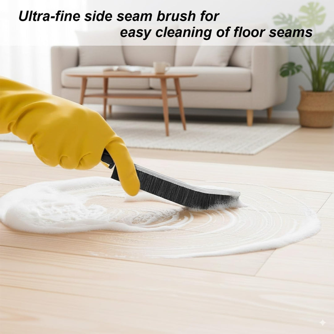 Crevice Cleaning Brushes Set 4 Pack, Small Grout and Gap Cleaner Brushes for Shower, Tile, Toilet, Kitchen and Bathroom, Narrow Scrub Brushes for Household Use and Deep Cleaning